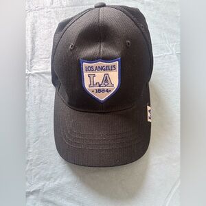 LA Black Baseball Cap - New